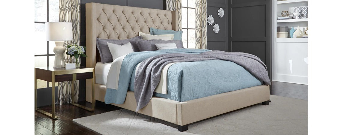 Warren Beige Complete Bed