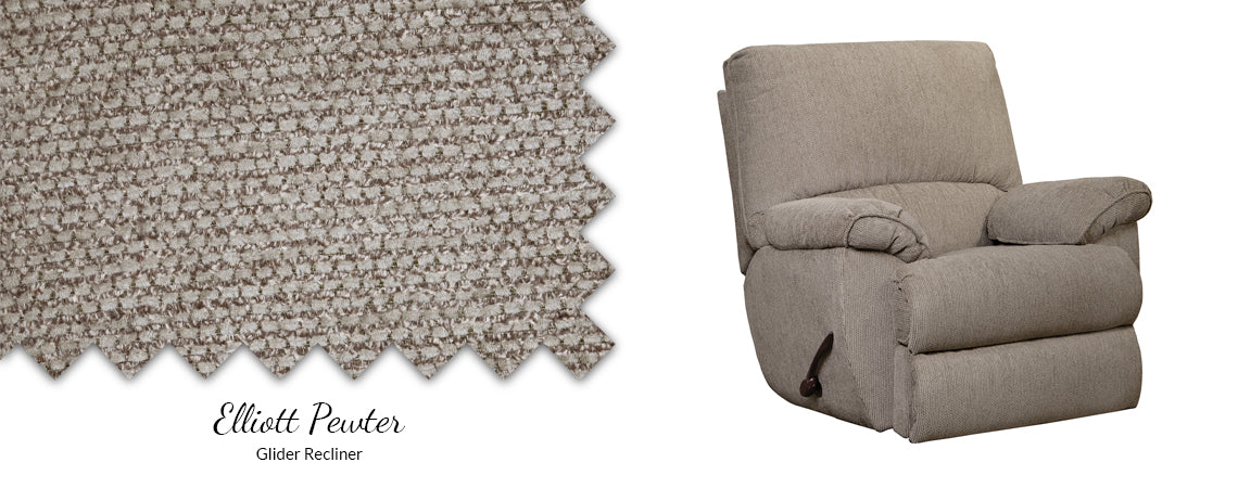 Elliott Pewter Glider Recliner