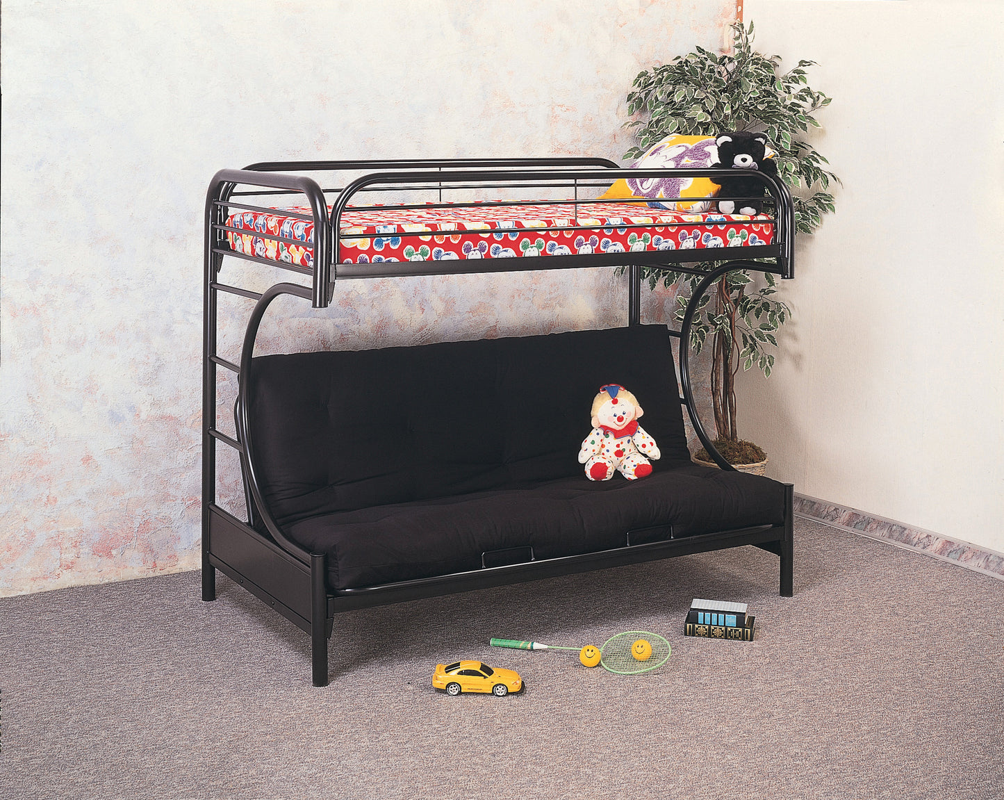 Black Futon Bunkbed
