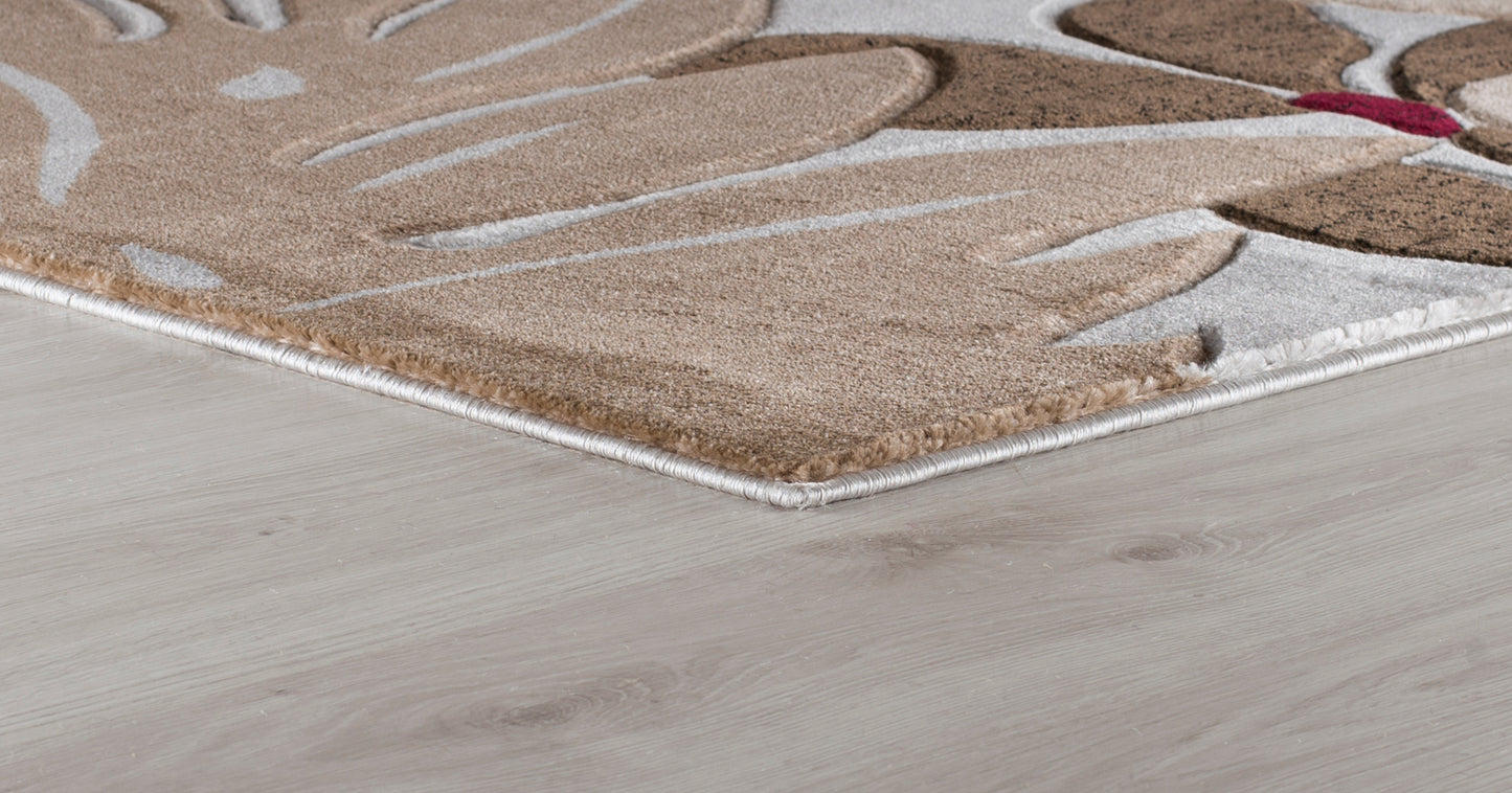 Grey/Dark Brown Glamor Rug