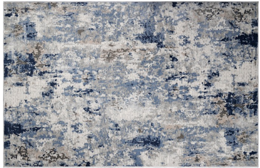 Grey/Blue Trendy Collection Rug