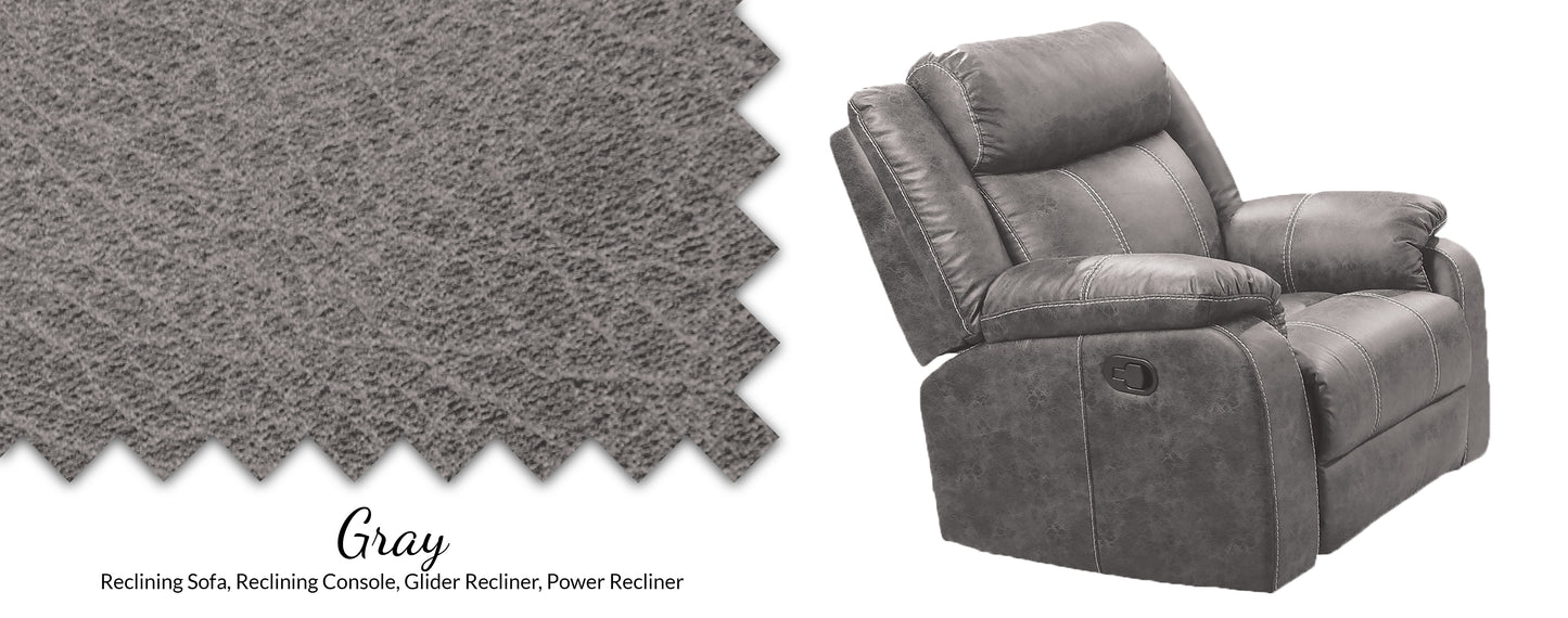 Jarama Gray Glider Recliner