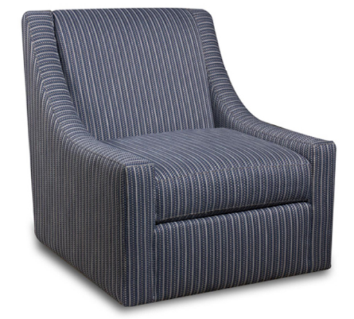 Azure Indigo Swivel Chair