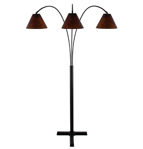Floor Lamp Metal Triple Light