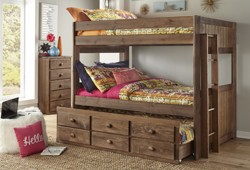 Full/Full Chestnut Bunkbed