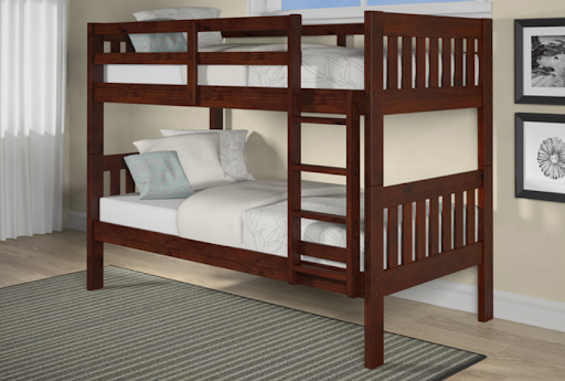 Twin/Twin Chocolate Bunkbed