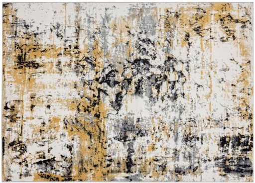 Grey/Yellow Samos Collection Rug