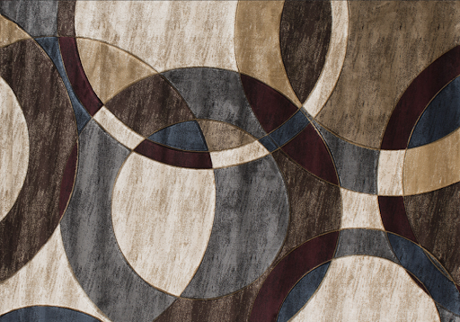 Beige/Dark Brown Orelsi Area Rug