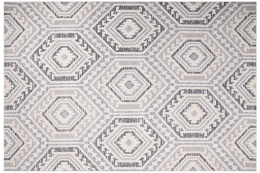 Grey/Cream Venice Collection Rug