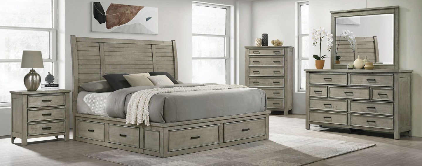 Sienna Gray Bedroom Set