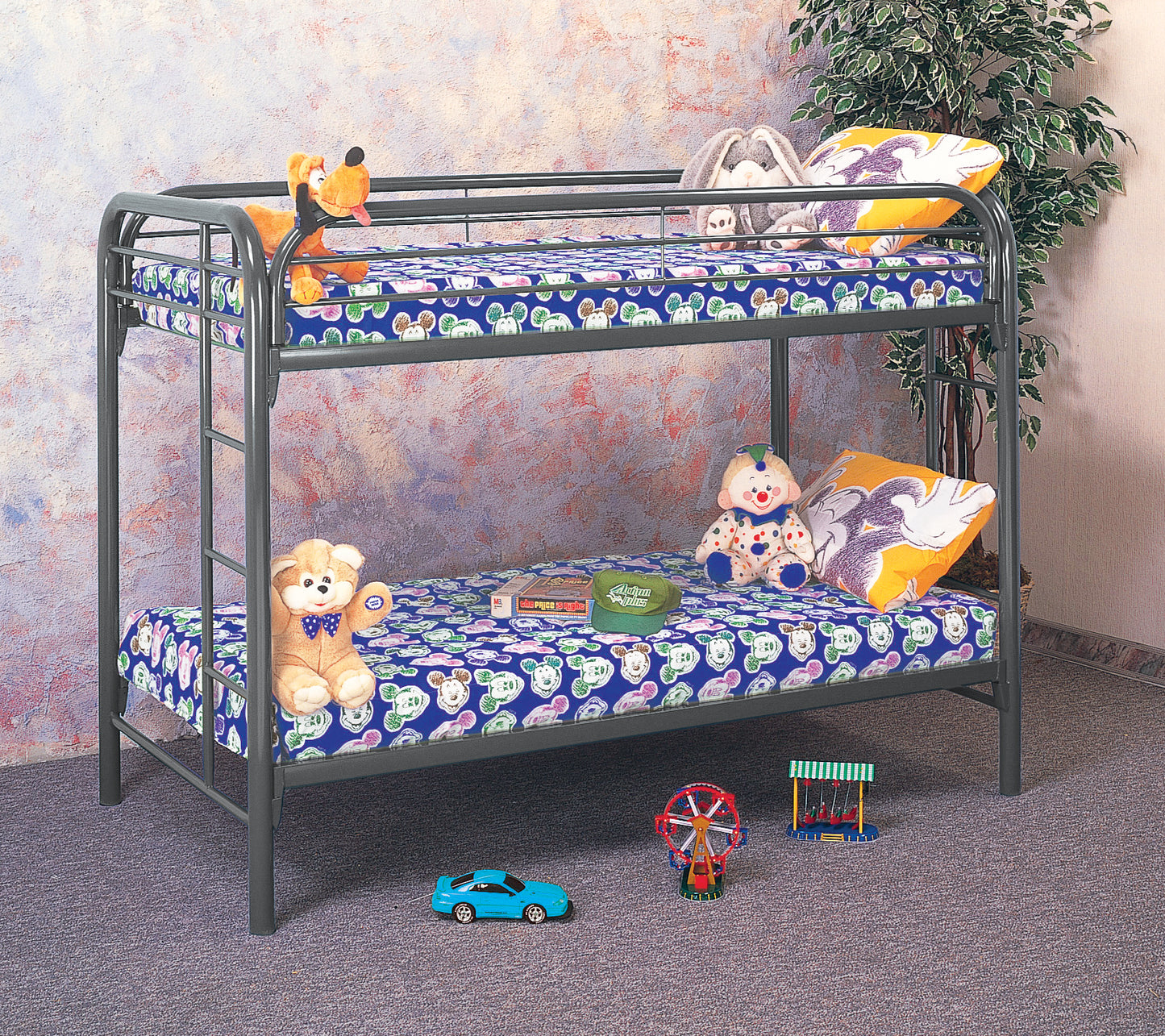 Grey Twin/Twin Bunkbed