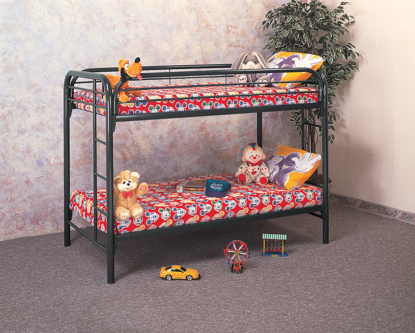 Black Twin/Twin Bunkbed