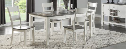 Grey and White Dining