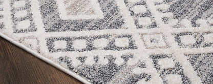 Cream/Grey Venice Collection Rug